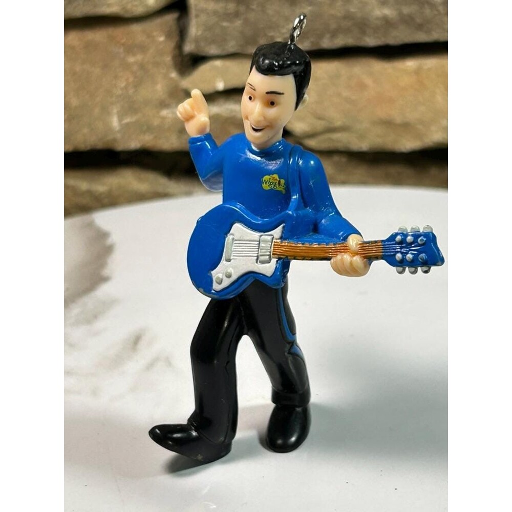The Wiggles Original Greg Blue Shirt Vintage 1994 PVC figure Christmas Ornament